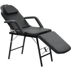 HAPPYSHOPPING Fauteuil De Massage Pour Traitement Facial Simili-cuir Noir 8 HAPPYSHOPPING Fauteuil De Massage Pour Traitement Facial Simili-cuir Noir -Pas Cher Fauteuil Magasin 39446450 2