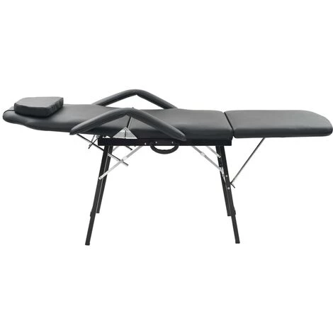 HAPPYSHOPPING Fauteuil De Massage Pour Traitement Facial Simili-cuir Noir 5 HAPPYSHOPPING Fauteuil De Massage Pour Traitement Facial Simili-cuir Noir – Image 3