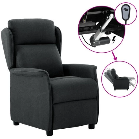 ASUPERMALL Fauteuil Inclinable Electrique Gris Fonce Tissu 3 ASUPERMALL Fauteuil Inclinable Electrique Gris Fonce Tissu
