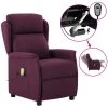 ASUPERMALL Fauteuil Inclinable Electrique De Massage Violet Tissu
