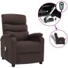 ASUPERMALL Fauteuil Inclinable Electrique De Massage Marron Tissu