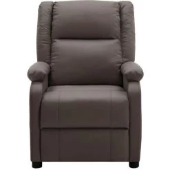 ASUPERMALL Fauteuil Inclinable Electrique De Massage Marron Similicuir -Pas Cher Fauteuil Magasin 39451479 2