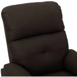 ASUPERMALL Fauteuil Inclinable Electrique Marron Fonce Tissu 11 ASUPERMALL Fauteuil Inclinable Electrique Marron Fonce Tissu -Pas Cher Fauteuil Magasin 39451557 5