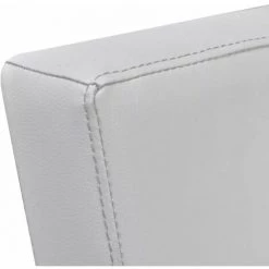 HAPPYSHOPPING Fauteuil TV Blanc Similicuir -Pas Cher Fauteuil Magasin 39453164 3