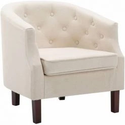 HAPPYSHOPPING Fauteuil Beige Tissu 9 HAPPYSHOPPING Fauteuil Beige Tissu -Pas Cher Fauteuil Magasin 39454679 3