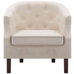 HAPPYSHOPPING Fauteuil Beige Tissu 11 HAPPYSHOPPING Fauteuil Beige Tissu -Pas Cher Fauteuil Magasin 39454679 5