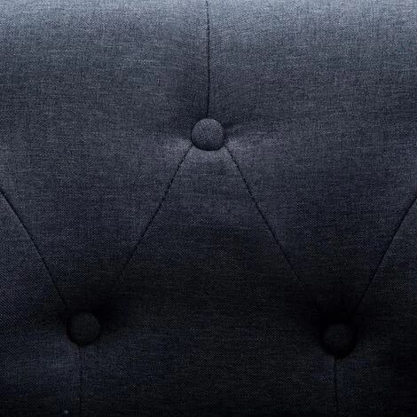 HAPPYSHOPPING Fauteuil Gris Fonce Tissu 5 HAPPYSHOPPING Fauteuil Gris Fonce Tissu – Image 3