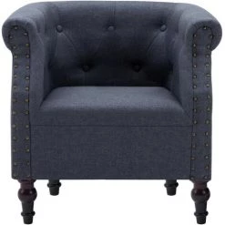 HAPPYSHOPPING Fauteuil Gris Fonce Tissu 10 HAPPYSHOPPING Fauteuil Gris Fonce Tissu -Pas Cher Fauteuil Magasin 39454685 4