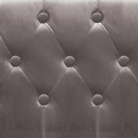 HAPPYSHOPPING Fauteuil Gris Velours 6 HAPPYSHOPPING Fauteuil Gris Velours – Image 4