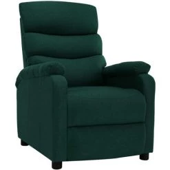 ASUPERMALL Fauteuil Inclinable Vert Fonce Tissu 8 ASUPERMALL Fauteuil Inclinable Vert Fonce Tissu -Pas Cher Fauteuil Magasin 39455201 2