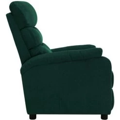 ASUPERMALL Fauteuil Inclinable Vert Fonce Tissu 11 ASUPERMALL Fauteuil Inclinable Vert Fonce Tissu -Pas Cher Fauteuil Magasin 39455201 5