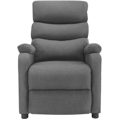 ASUPERMALL Fauteuil Inclinable De Massage Gris Clair Tissu 6 ASUPERMALL Fauteuil Inclinable De Massage Gris Clair Tissu – Image 4