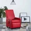 HAPPYSHOPPING Fauteuil De Massage Rouge Similicuir -Pas Cher Fauteuil Magasin 39455315 1