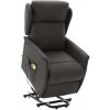 ASUPERMALL Fauteuil De Massage Inclinable Gris Fonce Tissu