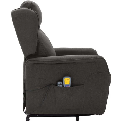 ASUPERMALL Fauteuil De Massage Inclinable Gris Fonce Tissu 7 ASUPERMALL Fauteuil De Massage Inclinable Gris Fonce Tissu – Image 5