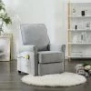 HAPPYSHOPPING Fauteuil De Massage Gris Clair Tissu -Pas Cher Fauteuil Magasin 39455324 1