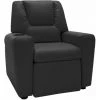 ASUPERMALL Fauteuil Inclinable Similicuir Noir 2 ASUPERMALL Fauteuil Inclinable Similicuir Noir -Pas Cher Fauteuil Magasin 39455341 1