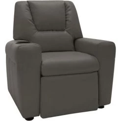 ASUPERMALL Fauteuil Inclinable Similicuir Gris Anthracite