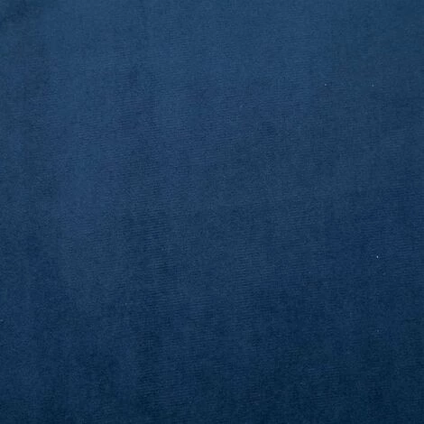 HAPPYSHOPPING Fauteuil Avec Pieds En Chrome Bleu Velours 5 HAPPYSHOPPING Fauteuil Avec Pieds En Chrome Bleu Velours – Image 3