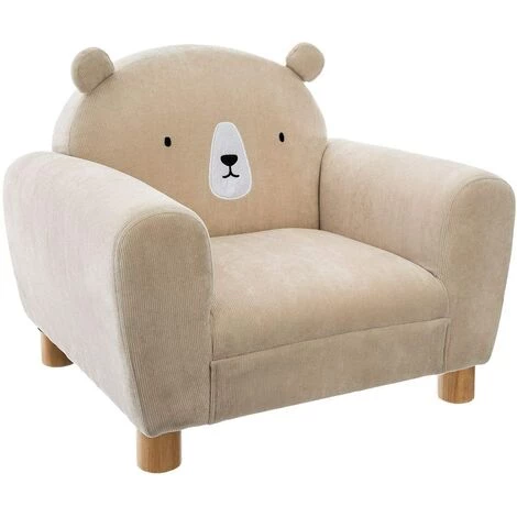 Fauteuil Pour Enfant Avec Oreilles D'ours Beige Atmosphera For Kids 3 Fauteuil Pour Enfant Avec Oreilles D'ours Beige Atmosphera For Kids