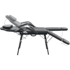 HAPPYSHOPPING Fauteuil De Massage Pour Traitement Facial Simili-cuir Noir -Pas Cher Fauteuil Magasin 39655396 2