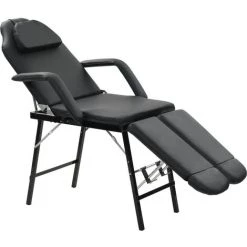 HAPPYSHOPPING Fauteuil De Massage Pour Traitement Facial Simili-cuir Noir -Pas Cher Fauteuil Magasin 39655396 4