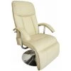 HAPPYSHOPPING Fauteuil De Massage Blanc Creme Similicuir 2 HAPPYSHOPPING Fauteuil De Massage Blanc Creme Similicuir -Pas Cher Fauteuil Magasin 39696963 1