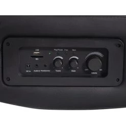 HAPPYSHOPPING Fauteuil A Bascule A Enceinte Noir Et Rouge Similicuir -Pas Cher Fauteuil Magasin 39697898 5