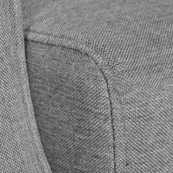 HAPPYSHOPPING Fauteuil Gris Tissu -Pas Cher Fauteuil Magasin 39698111 2