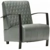 HAPPYSHOPPING Fauteuil Gris Cuir Veritable -Pas Cher Fauteuil Magasin 39701973 1