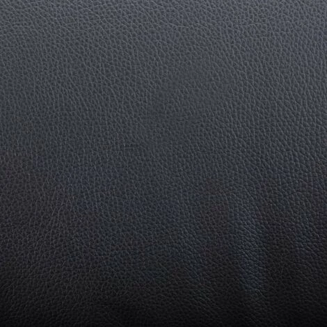 HAPPYSHOPPING Fauteuil De Massage Avec Repose-pieds Noir Similicuir 5 HAPPYSHOPPING Fauteuil De Massage Avec Repose-pieds Noir Similicuir – Image 3