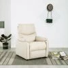 HAPPYSHOPPING Fauteuil TV Creme Tissu 2 HAPPYSHOPPING Fauteuil TV Creme Tissu -Pas Cher Fauteuil Magasin 39705394 1