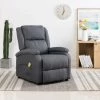 HAPPYSHOPPING Fauteuil De Massage Gris Fonce Tissu 2 HAPPYSHOPPING Fauteuil De Massage Gris Fonce Tissu -Pas Cher Fauteuil Magasin 39705593 1