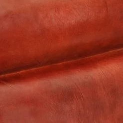 ASUPERMALL Fauteuil 60x75x90 Cm Marron Fonce Cuir De Chevre Veritable -Pas Cher Fauteuil Magasin 39745472 3