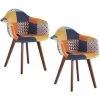 THE HOME DECO FACTORY Lot De 2 Fauteuils Retro Home Deco Factory 2 THE HOME DECO FACTORY Lot De 2 Fauteuils Retro Home Deco Factory -Pas Cher Fauteuil Magasin 40022214 1