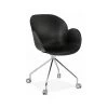 M&S Fauteuil à Roulettes 59x54x86 Cm Noir - TAVAK -Pas Cher Fauteuil Magasin 40093428 1