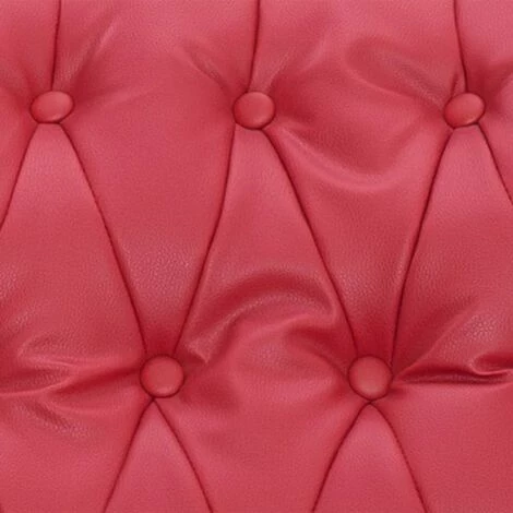 HAPPYSHOPPING Fauteuil Inclinable De Massage Rouge Similicuir 6 HAPPYSHOPPING Fauteuil Inclinable De Massage Rouge Similicuir – Image 4