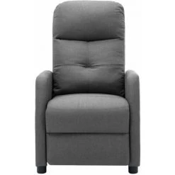 HAPPYSHOPPING Fauteuil Inclinable De Massage Gris Clair Tissu 10 HAPPYSHOPPING Fauteuil Inclinable De Massage Gris Clair Tissu -Pas Cher Fauteuil Magasin 40236222 4