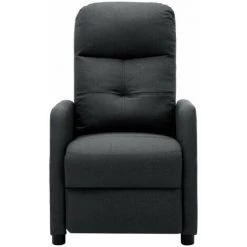 HAPPYSHOPPING Fauteuil Inclinable De Massage Gris Fonce Tissu 10 HAPPYSHOPPING Fauteuil Inclinable De Massage Gris Fonce Tissu -Pas Cher Fauteuil Magasin 40236223 4