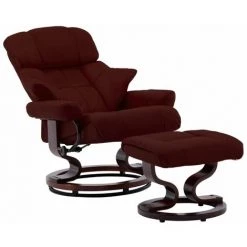 HAPPYSHOPPING Fauteuil Repose-pied Rouge Bordeaux Similicuir Et Bois Courbe 8 HAPPYSHOPPING Fauteuil Repose-pied Rouge Bordeaux Similicuir Et Bois Courbe -Pas Cher Fauteuil Magasin 40236248 2