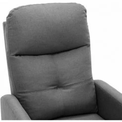 HAPPYSHOPPING Fauteuil Inclinable Electrique Gris Clair Tissu 11 HAPPYSHOPPING Fauteuil Inclinable Electrique Gris Clair Tissu -Pas Cher Fauteuil Magasin 40251727 5