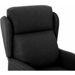 HAPPYSHOPPING Fauteuil Inclinable Electrique De Massage Noir Tissu 10 HAPPYSHOPPING Fauteuil Inclinable Electrique De Massage Noir Tissu -Pas Cher Fauteuil Magasin 40251753 4