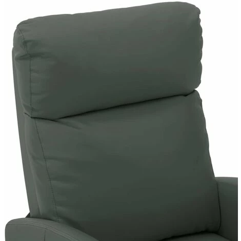 HAPPYSHOPPING Fauteuil Inclinable Electrique De Massage Gris Similicuir 7 HAPPYSHOPPING Fauteuil Inclinable Electrique De Massage Gris Similicuir – Image 5