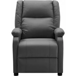 HAPPYSHOPPING Fauteuil Inclinable Electrique Anthracite Similicuir 8 HAPPYSHOPPING Fauteuil Inclinable Electrique Anthracite Similicuir -Pas Cher Fauteuil Magasin 40251856 2
