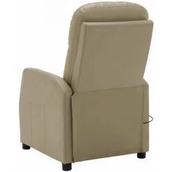HAPPYSHOPPING Fauteuil Inclinable Electrique De Massage Cappuccino Similicuir 10 HAPPYSHOPPING Fauteuil Inclinable Electrique De Massage Cappuccino Similicuir -Pas Cher Fauteuil Magasin 40252055 4
