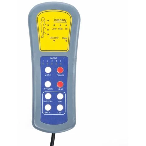 HAPPYSHOPPING Fauteuil De Massage Inclinable Electrique Gris Clair Tissu 5 HAPPYSHOPPING Fauteuil De Massage Inclinable Electrique Gris Clair Tissu – Image 3