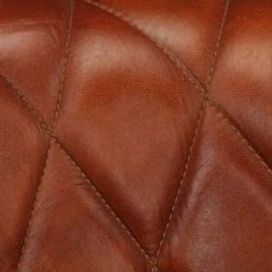 HAPPYSHOPPING Fauteuil Marron Cuir Veritable Et Bois De Manguier Massif 9 HAPPYSHOPPING Fauteuil Marron Cuir Veritable Et Bois De Manguier Massif -Pas Cher Fauteuil Magasin 40270642 3