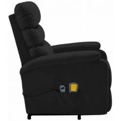 HAPPYSHOPPING Fauteuil Inclinable De Massage Noir Similicuir 11 HAPPYSHOPPING Fauteuil Inclinable De Massage Noir Similicuir -Pas Cher Fauteuil Magasin 40271889 5