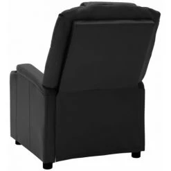 HAPPYSHOPPING Fauteuil De Massage Inclinable Noir Similicuir 10 HAPPYSHOPPING Fauteuil De Massage Inclinable Noir Similicuir -Pas Cher Fauteuil Magasin 40271961 4