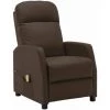 HAPPYSHOPPING Fauteuil De Massage Inclinable Marron Similicuir -Pas Cher Fauteuil Magasin 40272055 1